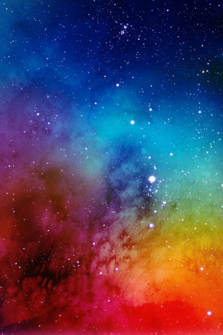 简约星云星空渐变溶图海报背景